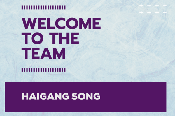 Welcome image for Haigang Song