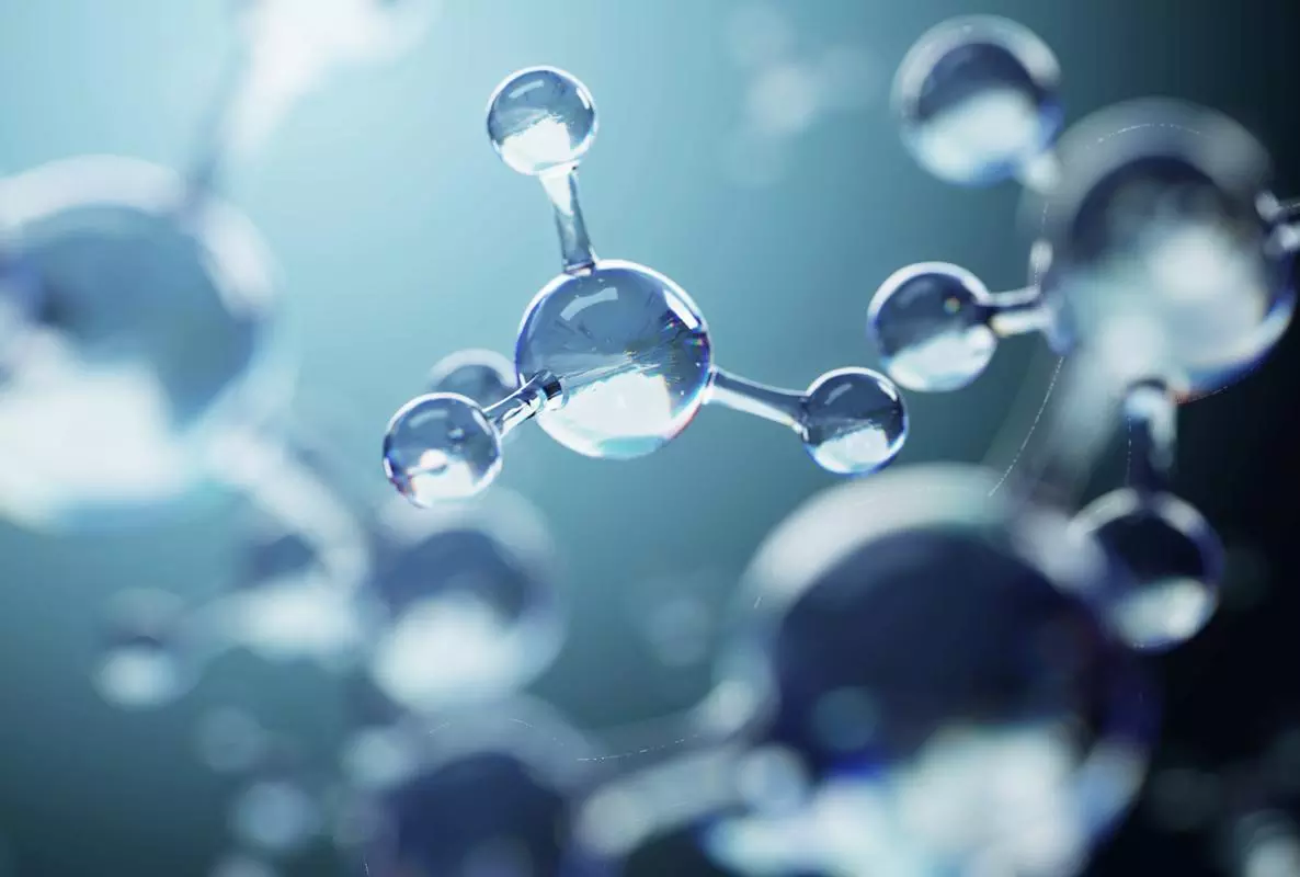 Banner image showing molecules linking.