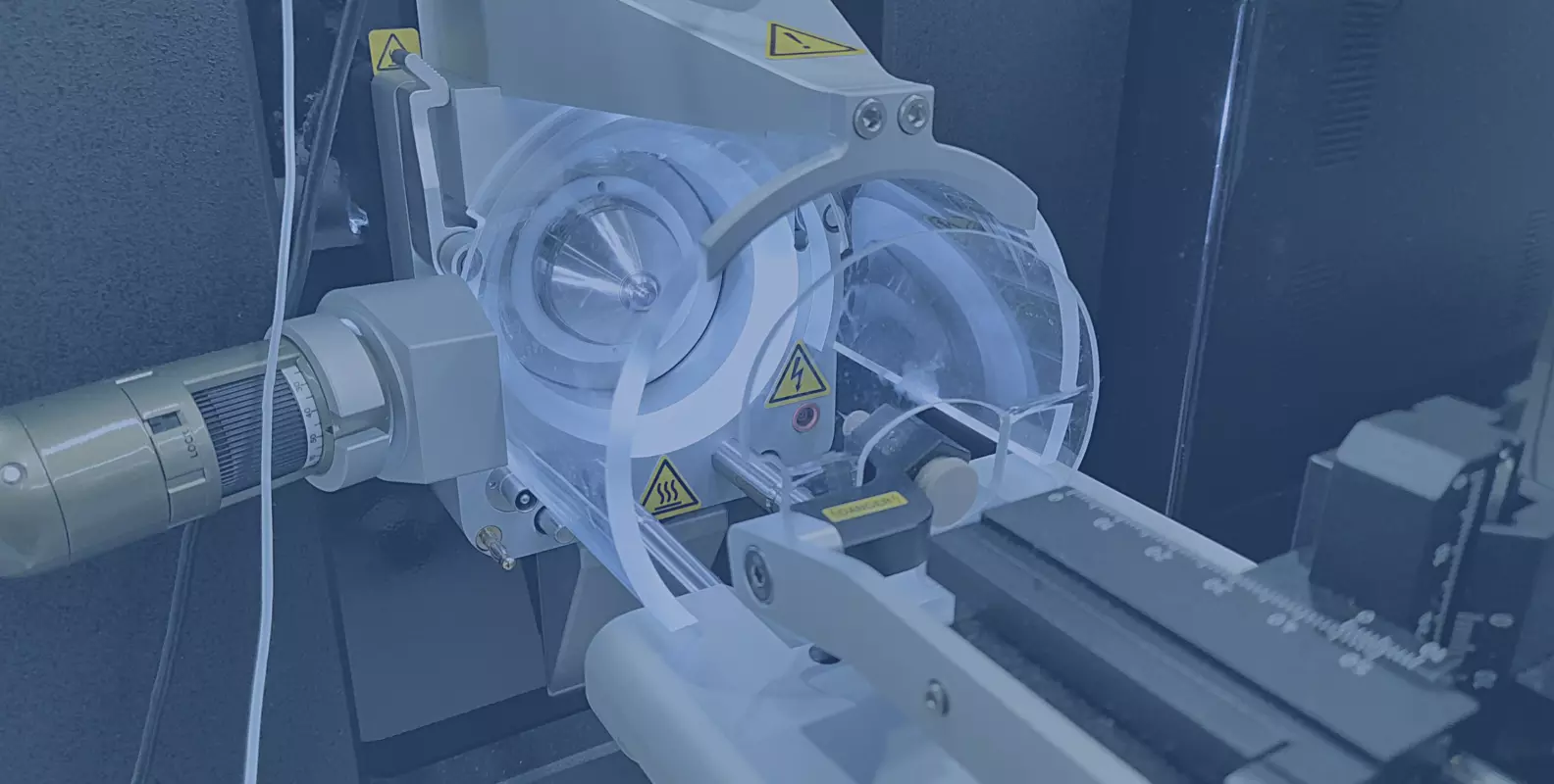 Banner image showing a mass spectrometer