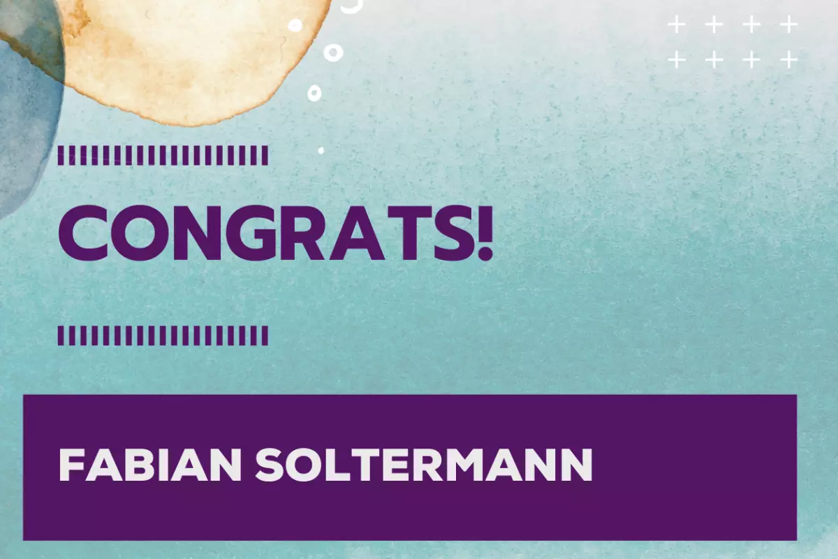 Congratulations image for Fabian Soltermann
