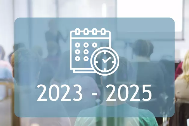 main image showing 2023 - 2025 calendar page