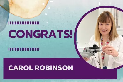 main image for Carol Robinson's news item 